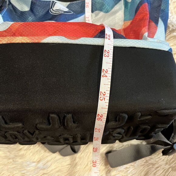 WaterSeals Edge Backpack with Secura Lock Technology River Blue Red Teal - Picture 3 of 14